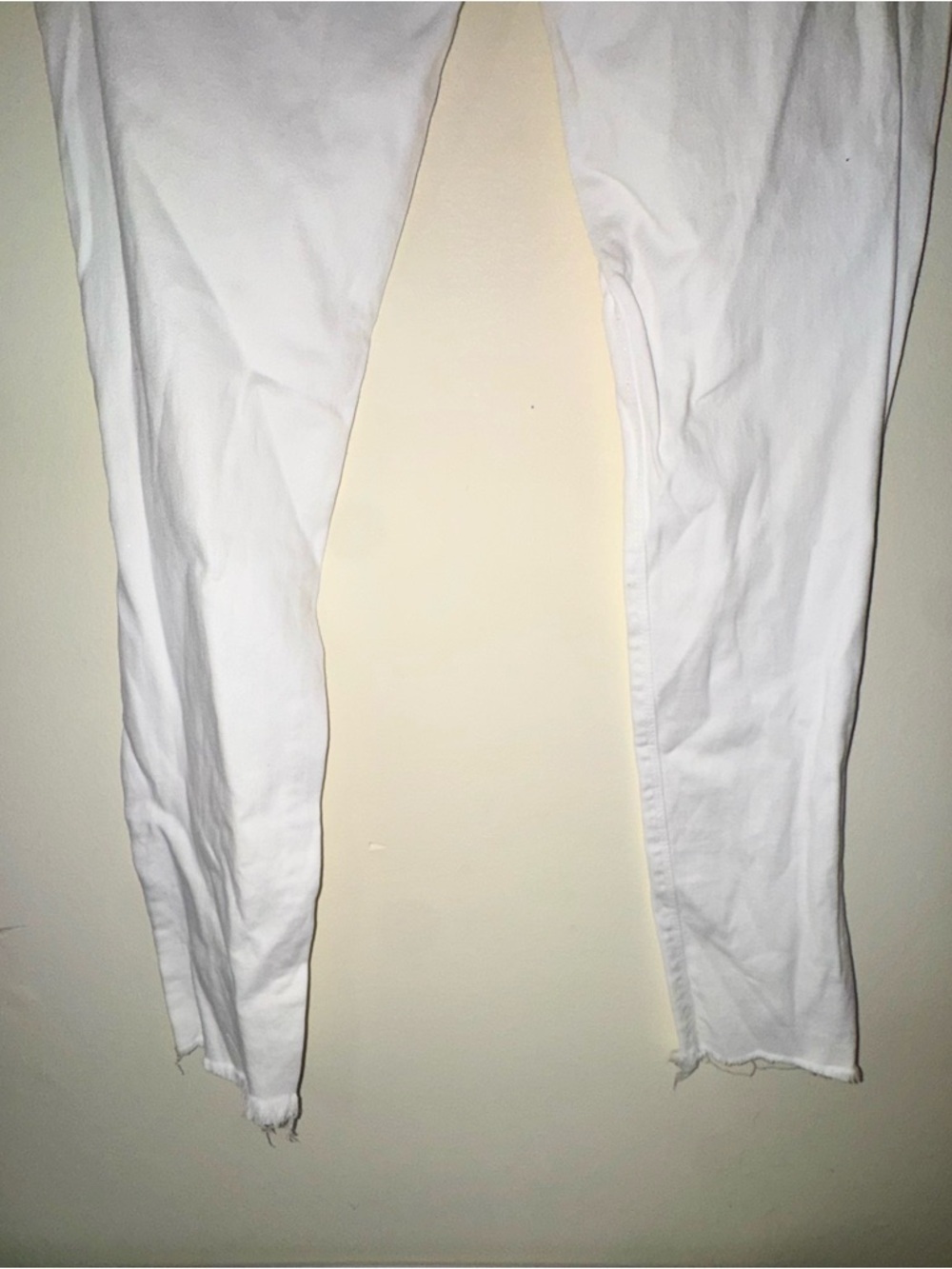 Zara Trafaulic White Skinny Women's Cropped Jeans - Picture 7 of 8